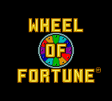Wheel of Fortune (USA, Europe) Title Screen